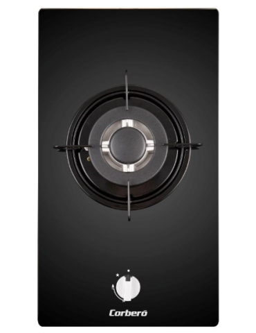 CORBERO CRISTAL GAS NEGRO 1 FUEGO GAS BUTANO PARRILLA ESMALTADA