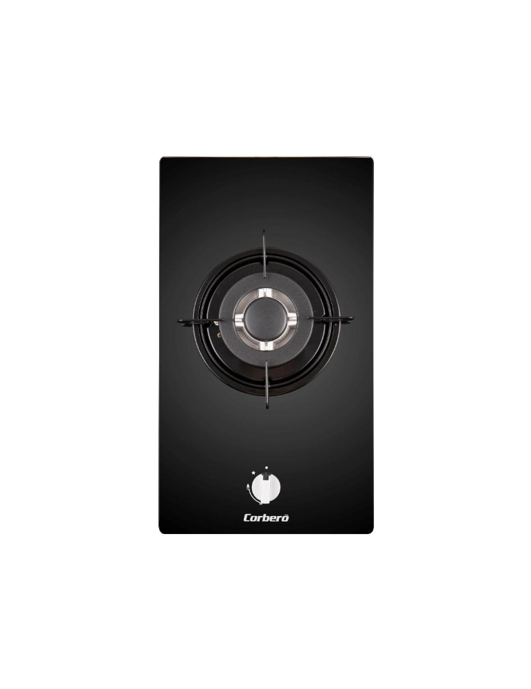 CORBERO CRISTAL GAS NEGRO 1 FUEGO GAS BUTANO PARRILLA ESMALTADA
