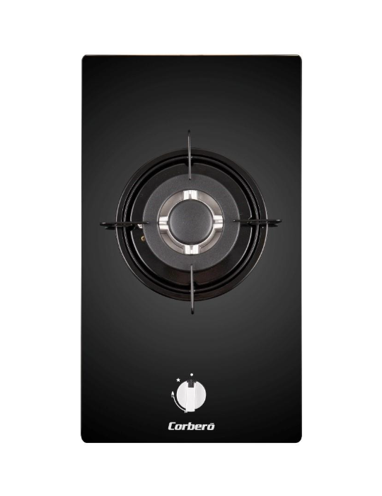 CORBERO CRISTAL GAS NEGRO 1 FUEGO GAS BUTANO PARRILLA ESMALTADA