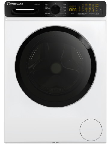 VANGUARD LAVADORA 8KG 1200RPM CLASE A LAVADO VAPOR PANTALLA TACTIL