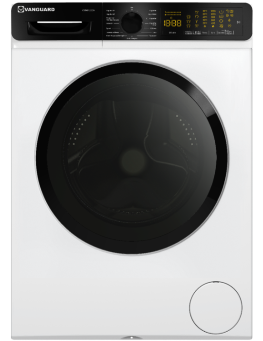 VANGUARD LAVADORA 8KG 1200RPM CLASE A LAVADO VAPOR PANTALLA TACTIL