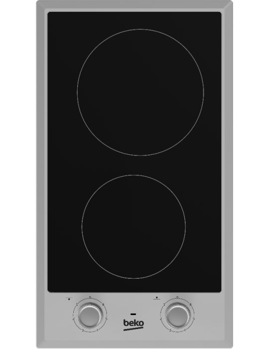 BEKO VITROCERAMICA DOMINO 2 FUEGOS INDEPENDIENTE 2.9 KW
