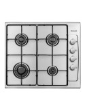 VANGUARD PLACA GAS 4 FUEGOS INOX CLICLETS GAS NATURAL INT 55.7X48.5 CMS EXT 58.4X51.3 CMS