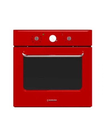 NODOR HORNO ROJO 59X59,5X56,6 PUERTAS DESMONTABLES MULTIFUNCION 9 FUNC. GUIAS 53 LITROS   A