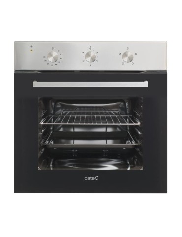 CATA CONJUNTO DE HORNO Y VITROCERAMICA SE 6304 3 ZONAS COCCIÓN CRISTAL NEGRO 2